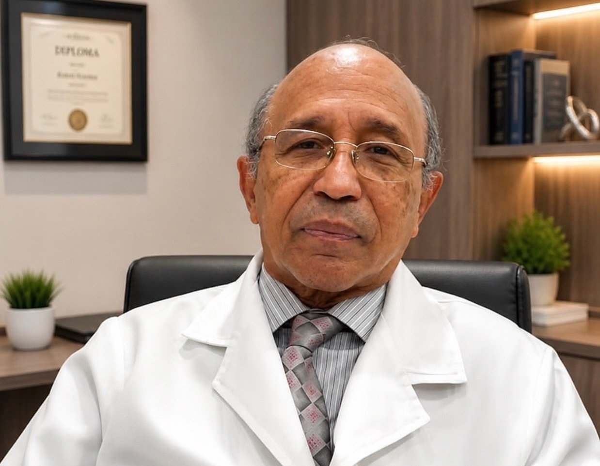 Dr. Rodney brindando consulta cardiológica